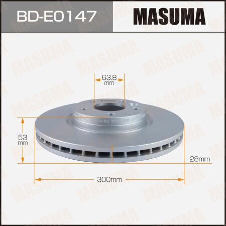 Brake disk Masuma, BD-E0147