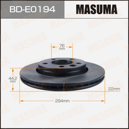 Brake disk Masuma, BD-E0194