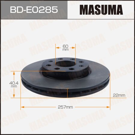 Brake disk Masuma, BD-E0285