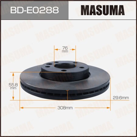 Brake disk Masuma, BD-E0288