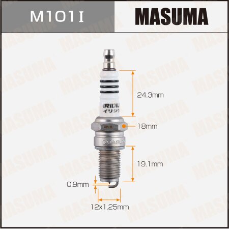 Spark plug Masuma iridium DPR8EIX-9 (2202), M101I