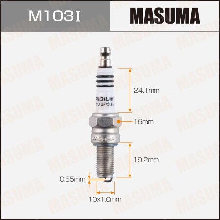 Spark plug Masuma iridium CR8EIX (4218), M103I