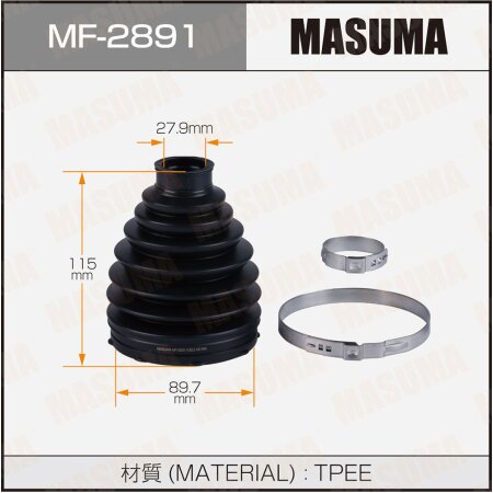 CV Joint boot Masuma (plastic), MF-2891