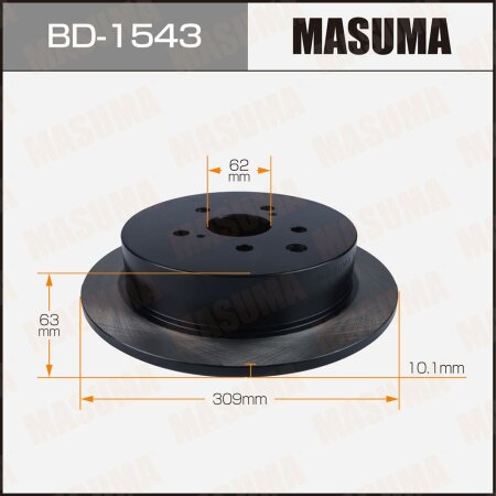 Brake disk Masuma, BD-1543