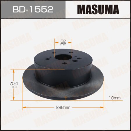 Brake disk Masuma, BD-1552