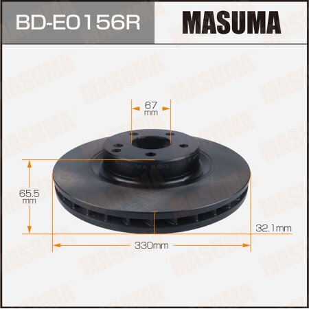 Brake disk Masuma RH, BD-E0156R