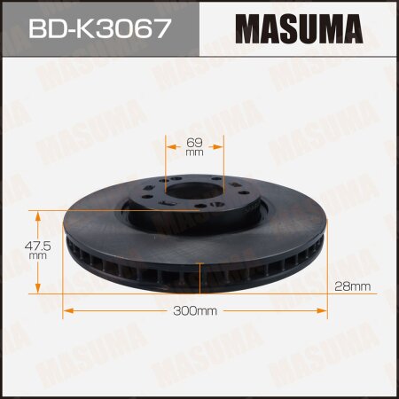 Brake disk Masuma, BD-K3067