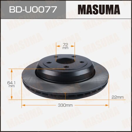 Brake disk Masuma, BD-U0077