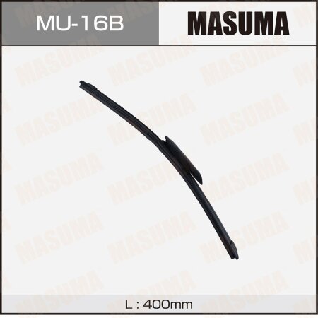 Wiper blade Masuma 16" (400mm) frameless, GWB061, AeroClip, MU-16B