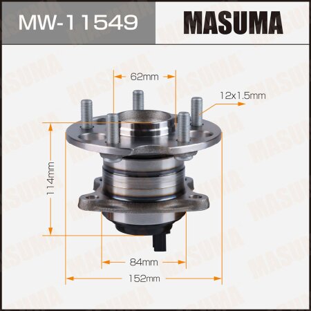 Wheel hub assembly Masuma, MW-11549