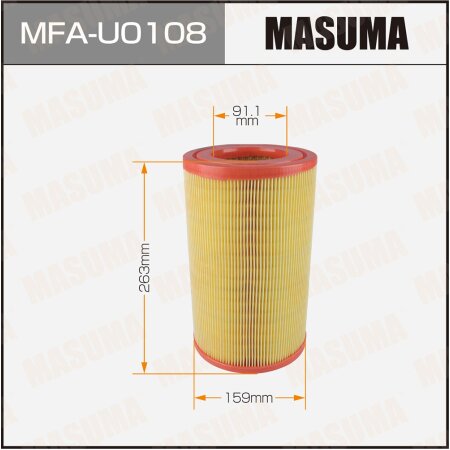 Air filter Masuma, MFA-U0108