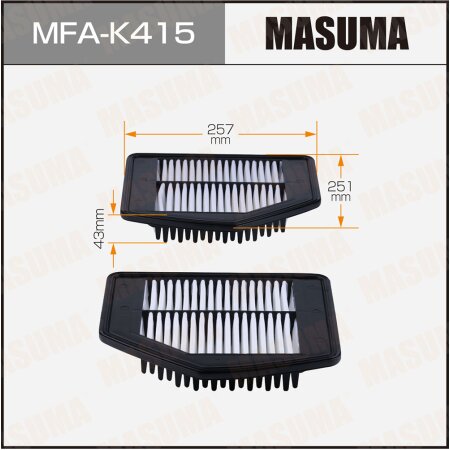 Air filter Masuma, MFA-K415