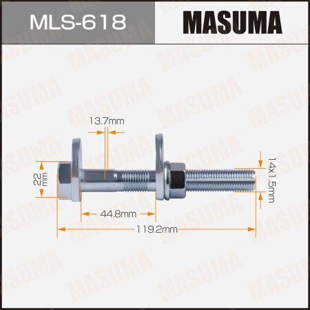 Camber adjustment bolt Masuma, MLS-618