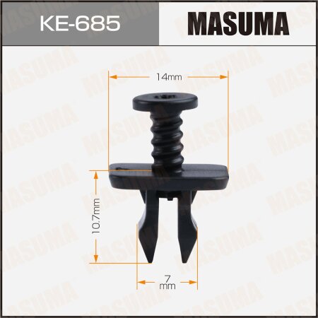 Retainer clip Masuma plastic, KE-685