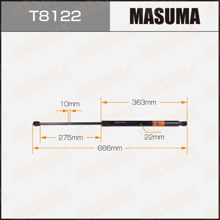 Gas spring trunk(tailgate), T8122
