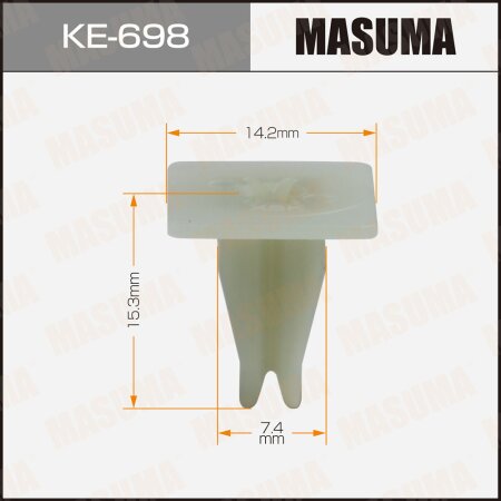 Retainer clip Masuma plastic, KE-698