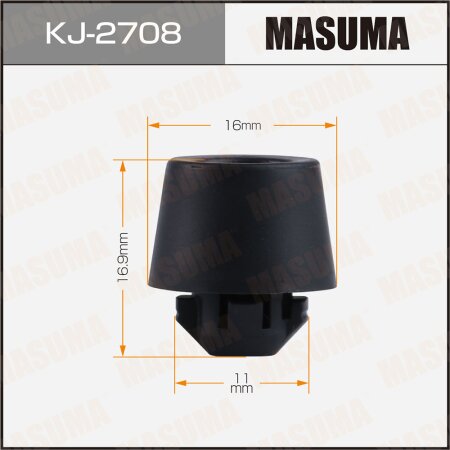 Retainer clip Masuma plastic, KJ-2708