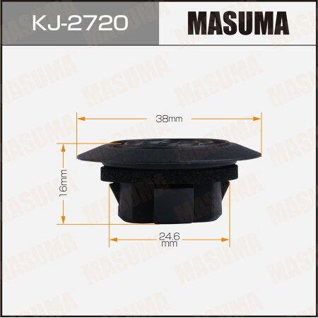 Retainer clip Masuma plastic, KJ-2720