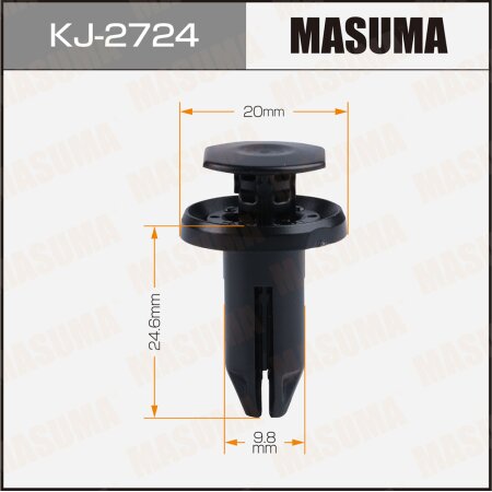 Retainer clip Masuma plastic, KJ-2724