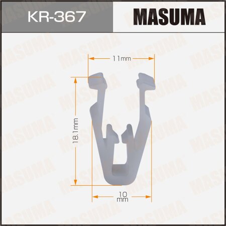 Retainer clip Masuma plastic, KR-367