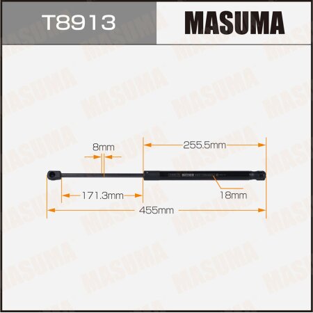 Gas spring hood, T8913