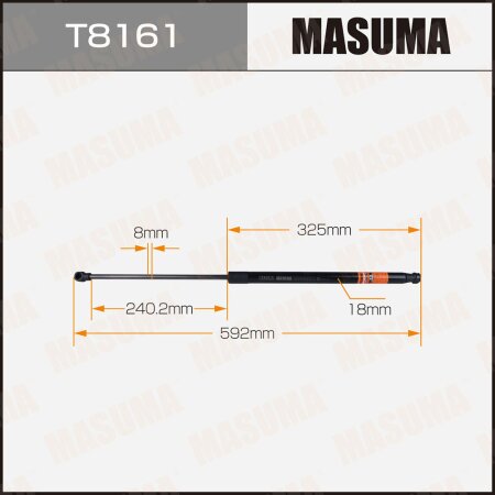 Gas spring hood, T8161