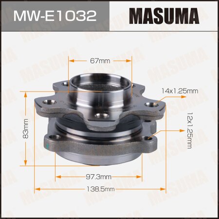 Wheel hub assembly Masuma, MW-E1032