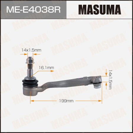 Tie rod end Masuma, ME-E4038R