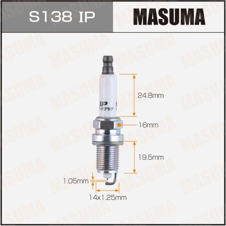 Spark plug Masuma iridium (4294) IZFR6H11, S138IP