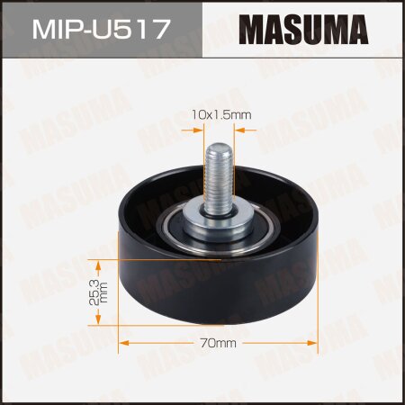 Drive belt idler pulley Masuma, MIP-U517