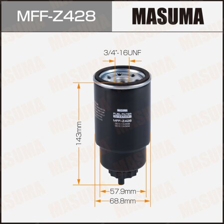 Fuel filter Masuma, MFF-Z428