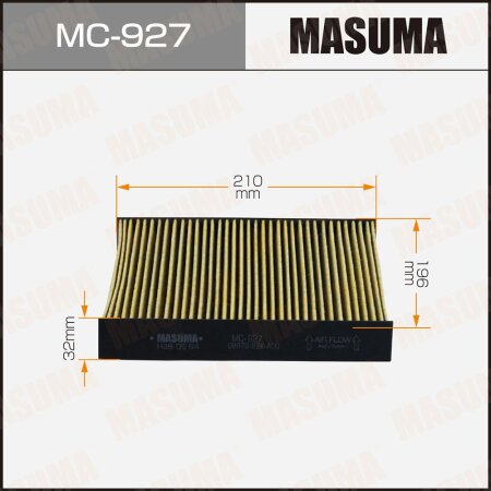 Cabin air filter Masuma, MC-927