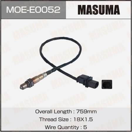 Oxygen sensor Masuma, MOE-E0052