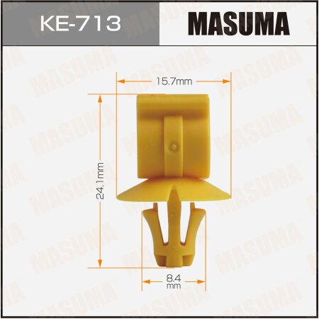 Retainer clip Masuma plastic, KE-713