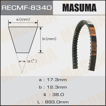 Drive V-Belt Masuma, 17x893 mm, 8340