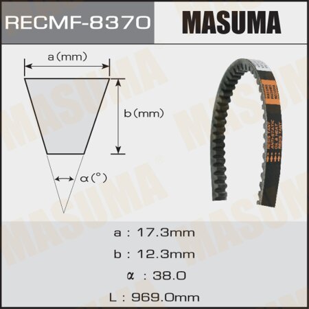 Drive V-Belt Masuma, 17x969 mm, 8370