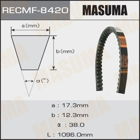 Drive V-Belt Masuma, 17x1096 mm, 8420