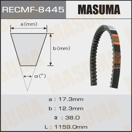 Drive V-Belt Masuma, 17x1159 mm, 8445