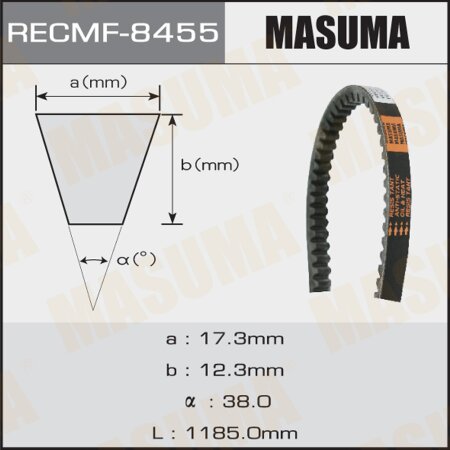 Drive V-Belt Masuma, 17x1185 mm, 8455