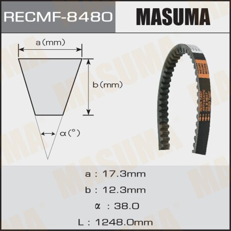 Drive V-Belt Masuma, 17x1248 mm, 8480