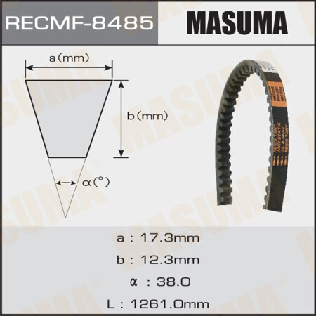 Drive V-Belt Masuma, 17x1261 mm, 8485
