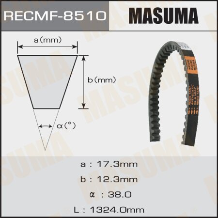 Drive V-Belt Masuma, 17x1324 mm, 8510