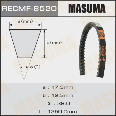 Drive V-Belt Masuma, 17x1350 mm, 8520