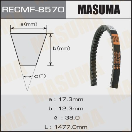 Drive V-Belt Masuma, 17x1477 mm, 8570
