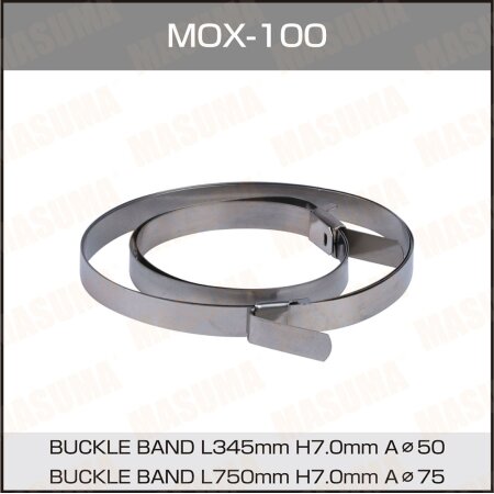 Dust boot steel clamp Masuma, pack of 5 sets, MOX-100