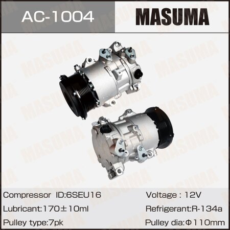 Air conditioning compressor Masuma, AC-1004