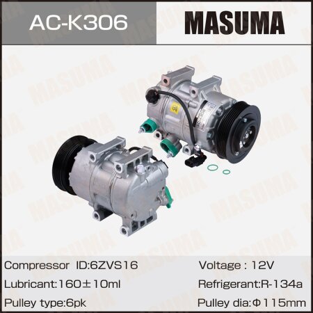 Air conditioning compressor Masuma, AC-K306