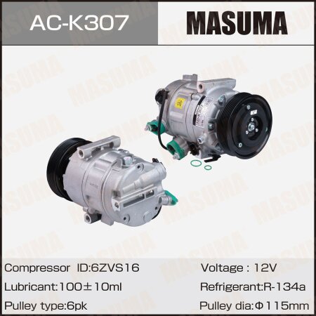Air conditioning compressor Masuma, AC-K307