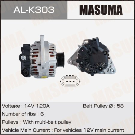 Alternator, AL-K303