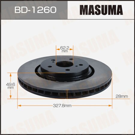 Brake disk Masuma, BD-1260